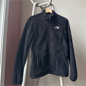 The North Face Womens Full Zip Up Fleece Teddy Bear Jacket Black